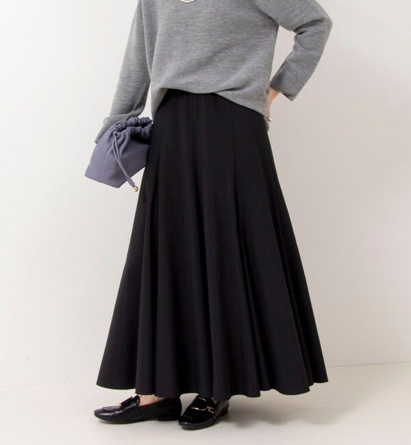 NOLLEY'S「【追加】【WEB＆一部店舗限定色あり】ウォッシャブルヴィンテージタフタマチ入りマキシスカート」|スカート|