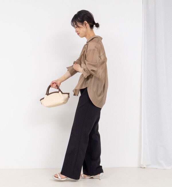 NOLLEY'S「ウォッシャブルハイスペック裾フレアパンツ」|その他|