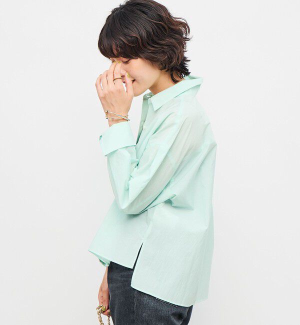 NOLLEY'S「エアリーショートシャツ」|シャツ・ブラウス|