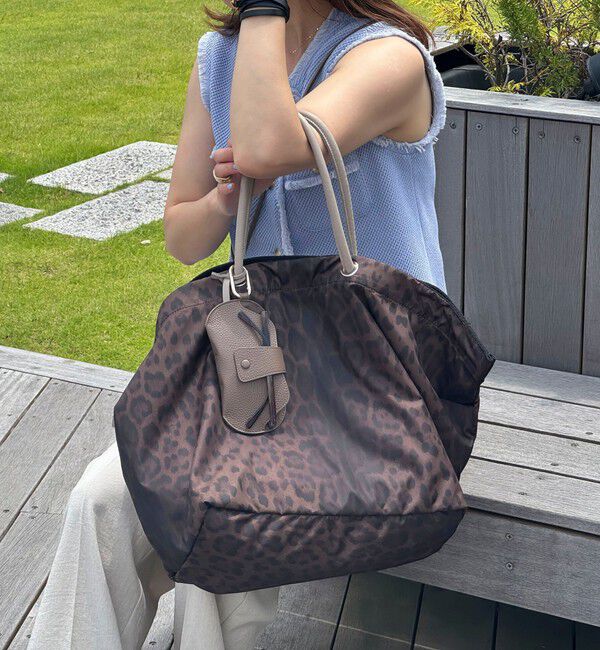 NOLLEY'S「【MARCO MASI/ マルコマージ】レオパードナイロントートバッグ」|トートバッグ|