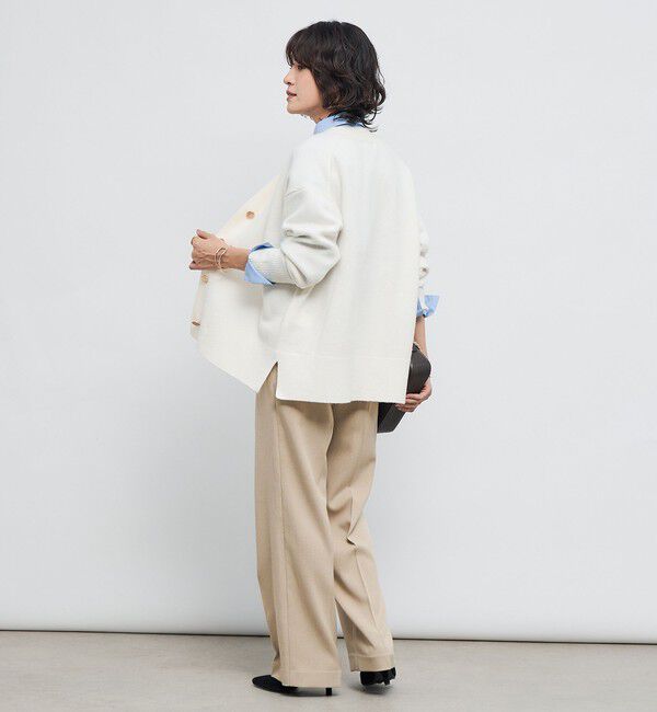 NOLLEY'S「5GノアリスゆったりVネックカーディガン」|カーディガン|