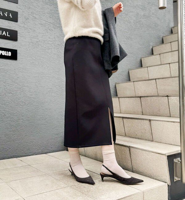 NOLLEY'S sophi「《セットアップ対応》ウォッシャブルダンボール2WAYタイトスカート」|タイト|