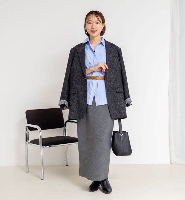 NOLLEY'S sophi「《セットアップ対応》ウォッシャブルダンボール2WAYタイトスカート」|タイト|