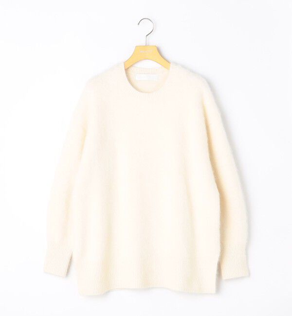NOLLEY'S sophi「カシミヤ混ヘアリークルーネックプルオーバー」|ニット・セーター|