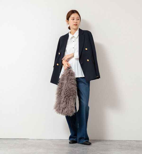 NOLLEY'S「ウォッシャブル切替プリーツブラウス」|シャツ・ブラウス|