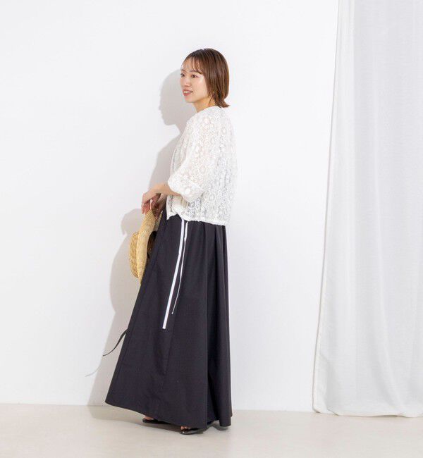 NOLLEY'S「【MARILYN MOON/マリリーンムーン】reversible sheer lace blouson」|ブルゾン・スタジャン|