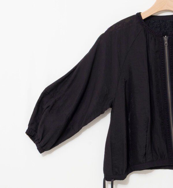 NOLLEY'S「【MARILYN MOON/マリリーンムーン】reversible sheer lace blouson」|ブルゾン・スタジャン|