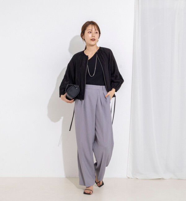 NOLLEY'S「【MARILYN MOON/マリリーンムーン】reversible sheer lace blouson」|ブルゾン・スタジャン|