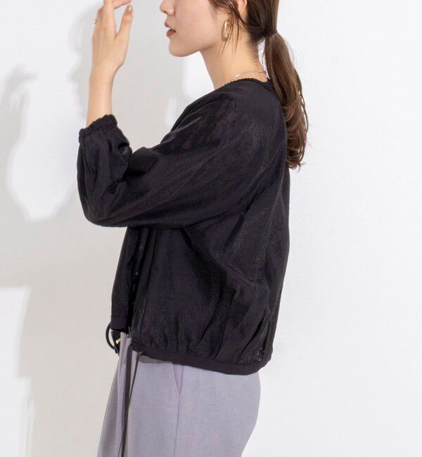 NOLLEY'S「【MARILYN MOON/マリリーンムーン】reversible sheer lace blouson」|ブルゾン・スタジャン|