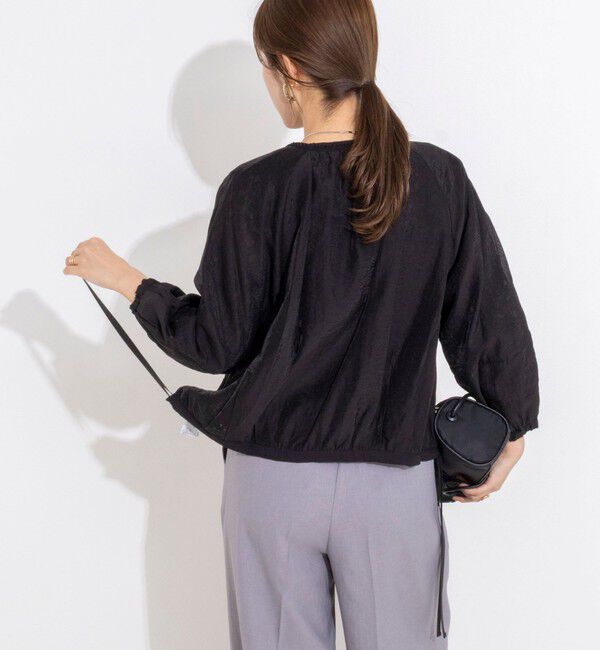 NOLLEY'S「【MARILYN MOON/マリリーンムーン】reversible sheer lace blouson」|ブルゾン・スタジャン|