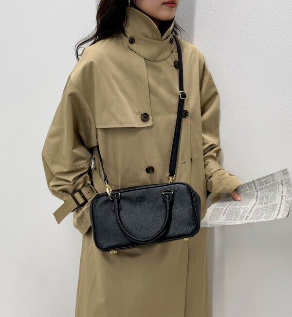 fredy emue「FR横長レザーボストンバッグ」|ショルダー・メッセンジャー|