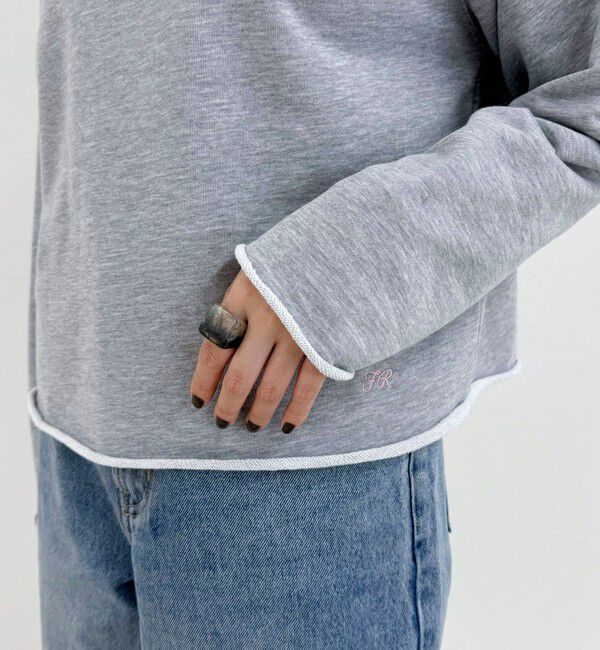 fredy emue「ミニ裏毛クロップドスウェットプルオーバー」|スウェット・ジャージ|