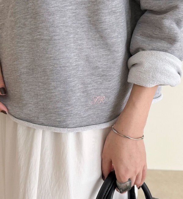 fredy emue「ミニ裏毛クロップドスウェットプルオーバー」|スウェット・ジャージ|