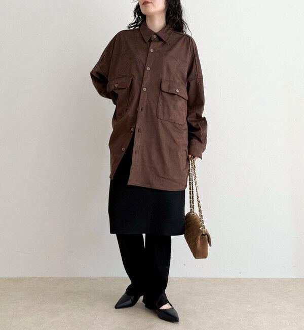 fredy emue「【LANCER CLOTHING CORPORATION】OVER SHIRTS SUEDE」|シャツ・ブラウス|