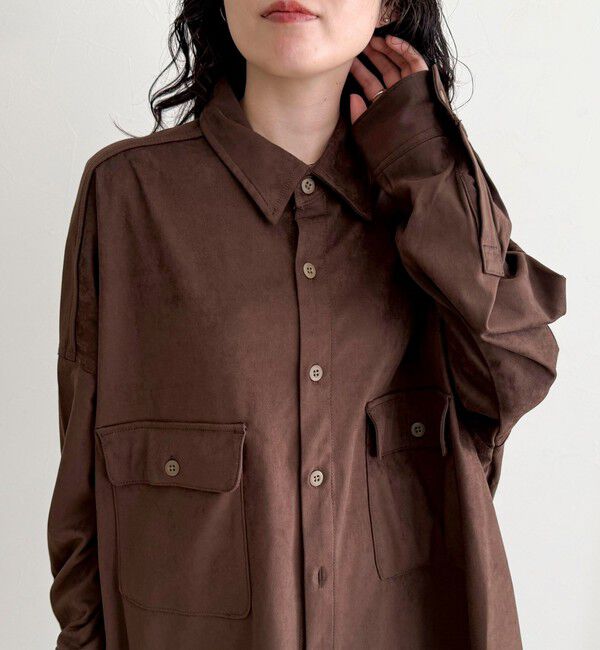 fredy emue「【LANCER CLOTHING CORPORATION】OVER SHIRTS SUEDE」|シャツ・ブラウス|