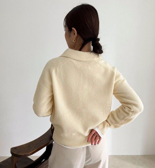 fredy emue「ポロ衿ニットプルオーバー」|ニット・セーター|