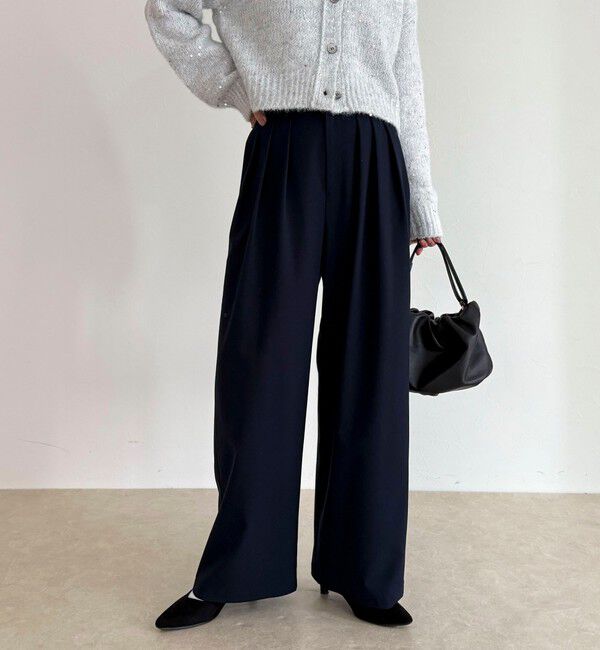 fredy emue「3タックハートリベットパンツ」|チノ|ネイビー