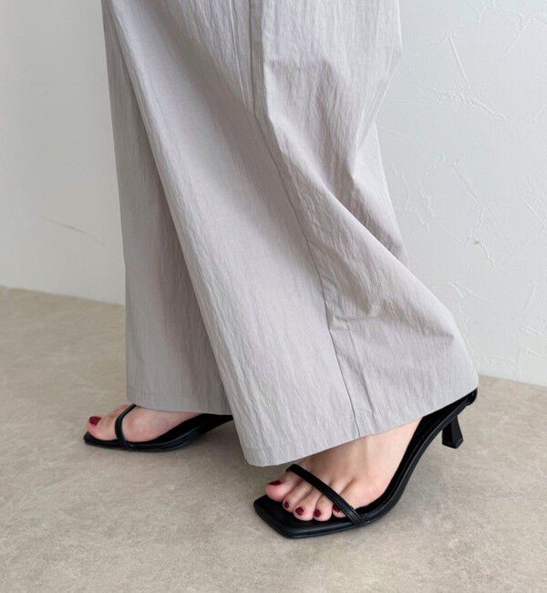 fredy emue「コットンナイロンタックギャザーパンツ」|チノ|