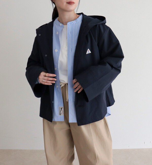 fredy emue「【GEVACO/ゲバコ】別注フーディジャケット」|ブルゾン・スタジャン|ネイビー