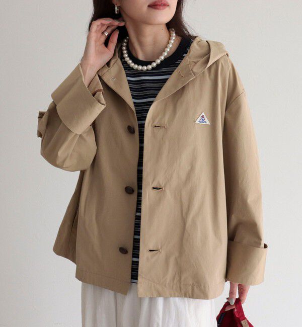 fredy emue「【GEVACO/ゲバコ】別注フーディジャケット」|ブルゾン・スタジャン|ベージュ