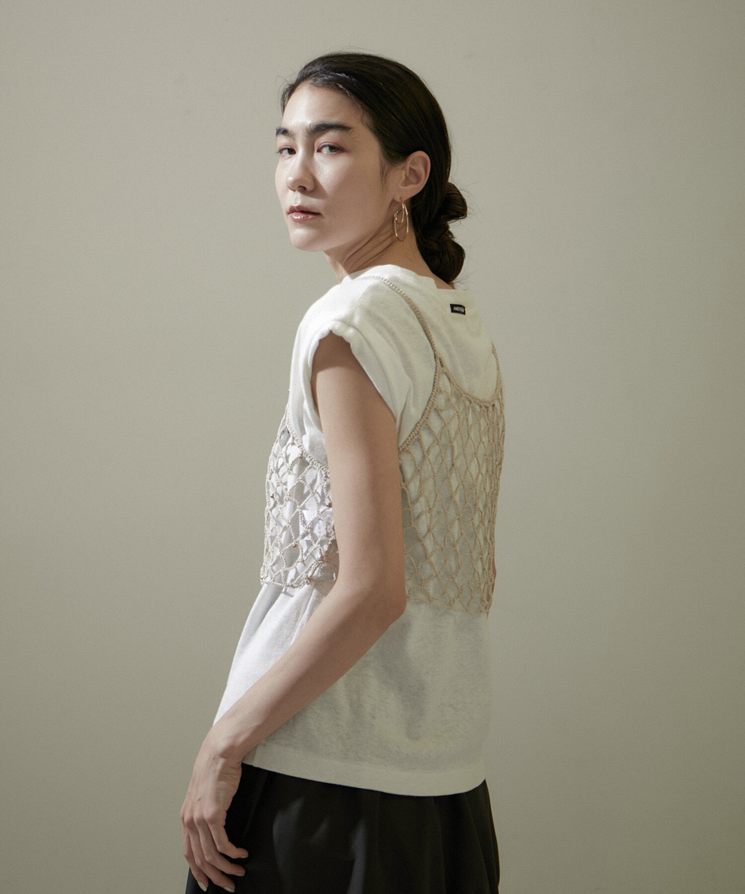 SALON adam et rope'「ビーズかぎ針キャミソール」|キャミソール|