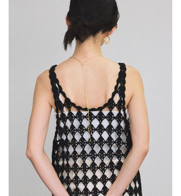 SALON adam et rope'「クロシェニットワンピース」|ワンピース|