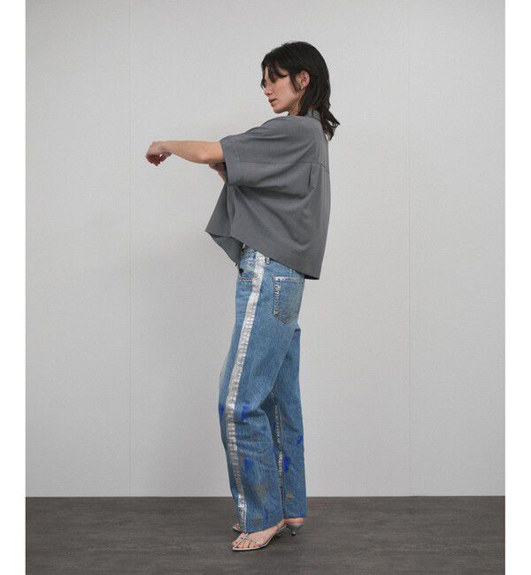 SALON adam et rope'「【WEB限定】ハーフスリーブリラクシーオーバーシャツ/ジャケット［冷房対策・日除け］」|シャツ・ブラウス|