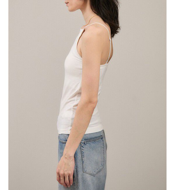 SALON adam et rope'「ストレッチスクエアキャミ」|キャミソール|