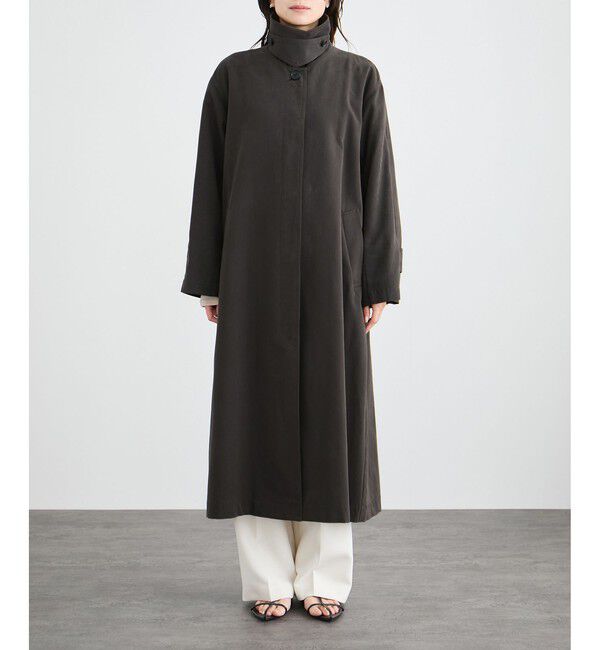SALON adam et rope'「【WEB限定】エフォートレスステンカラーコート / スタンドカラー」|トレンチコート|