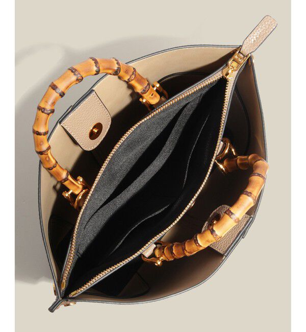 ROPE「【E'POR】BAMBOO BAG Medium/軽量・通勤・26SS」|ハンドバッグ|