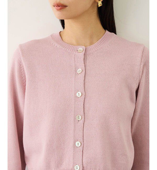 ROPE「オーガニックコットンカーディガン/イージーケア」|カーディガン|