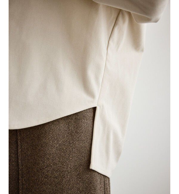 Rope&rsquo;Picnic「【emur/エミュール】ストレッチ起毛あわせネックブラウス」|シャツ・ブラウス|