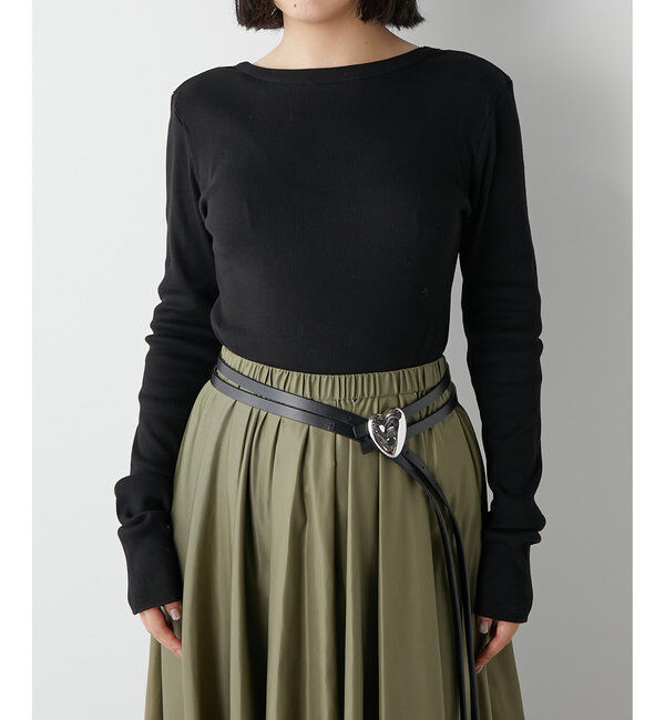  「Vバックシャンテレコカットソー」|Tシャツ・カットソー|