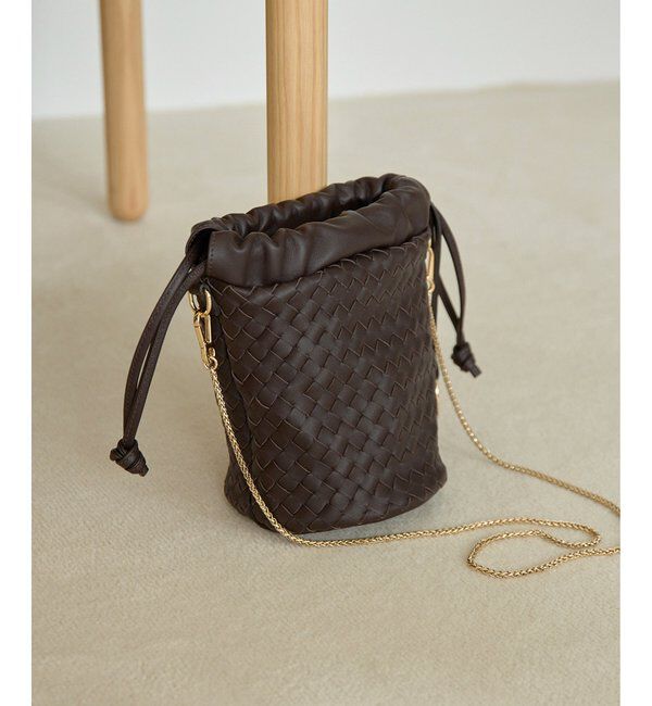  「【INNUE】Drawstring bag」|トートバッグ|ブラウン