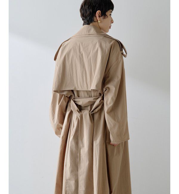 「ロングトレンチコート」|トレンチコート|