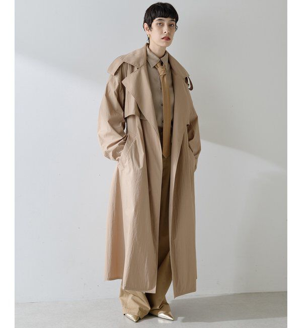  「ロングトレンチコート」|トレンチコート|