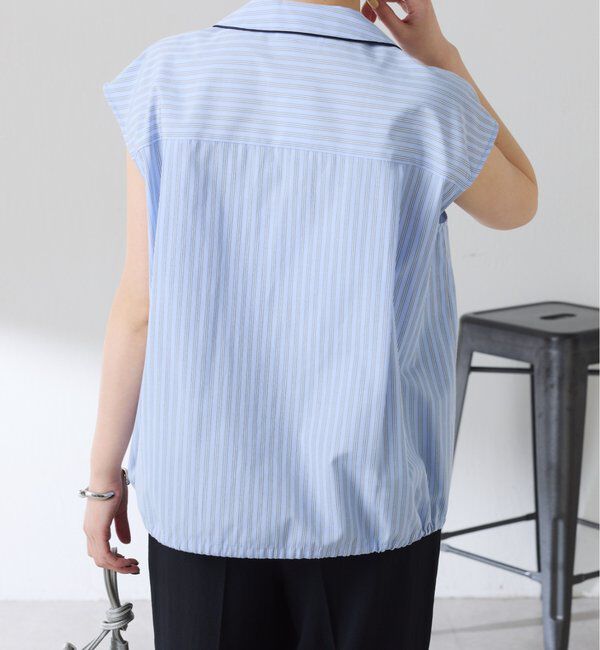  「ビジューストライプブラウス」|シャツ・ブラウス|