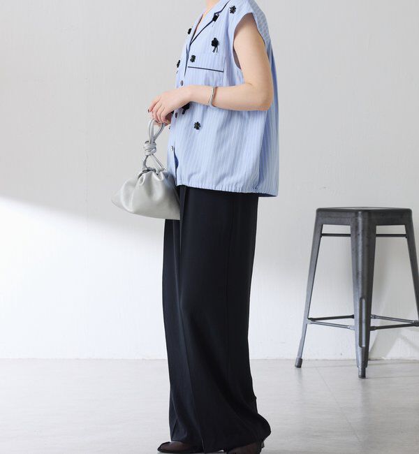  「ビジューストライプブラウス」|シャツ・ブラウス|