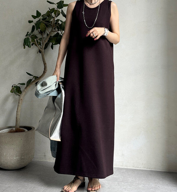  「【全骨格細見え】ブークレーダンボールタンクワンピース」|ワンピース|