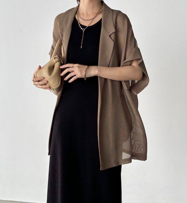  「【全骨格細見え】ブークレーダンボールタンクワンピース」|ワンピース|