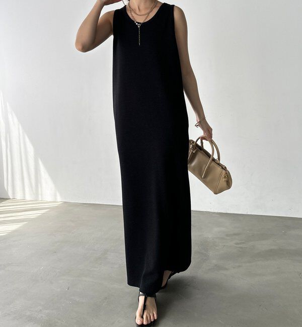  「【全骨格細見え】ブークレーダンボールタンクワンピース」|ワンピース|