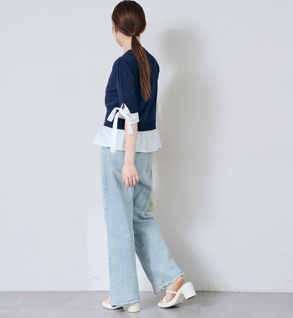  「ドッキングポロニット」|カーディガン|