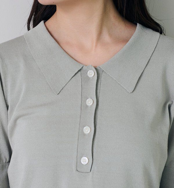  「ドッキングポロニット」|カーディガン|