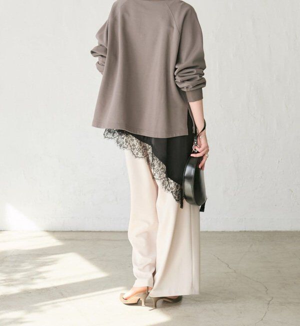  「【新色追加/抜け感◎】ハーフZIPスウェット」|Tシャツ・カットソー|