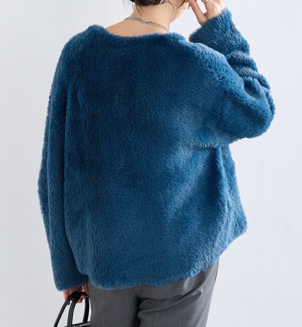  「【リバイバル/着映え】ダブルフェイスシャギーカーデ・2」|カーディガン|