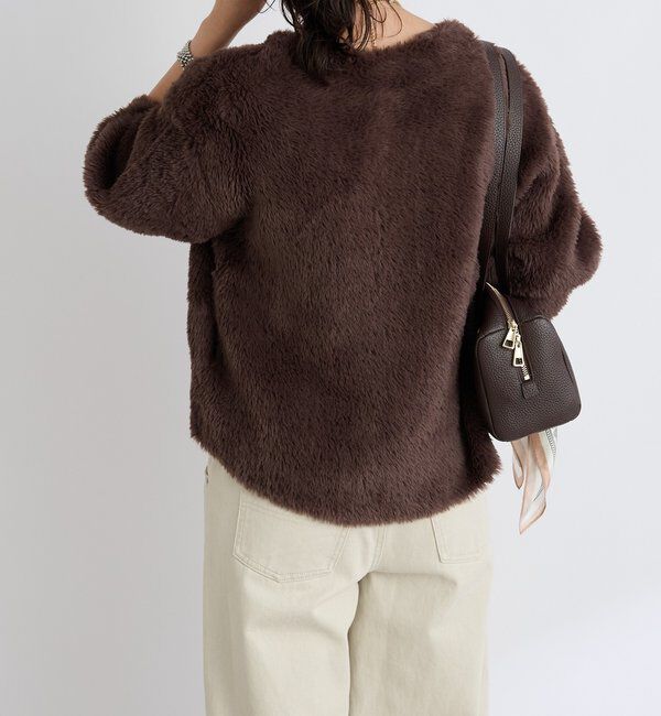  「【リバイバル/着映え】ダブルフェイスシャギーカーデ・2」|カーディガン|