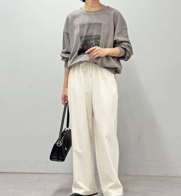  「【真冬まで暖か】両面起毛イージーストレートパンツ」|チノ|