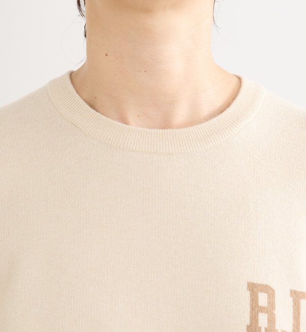  「【バックロゴが目を惹く】アスレチックロゴニット」|ニット・セーター|