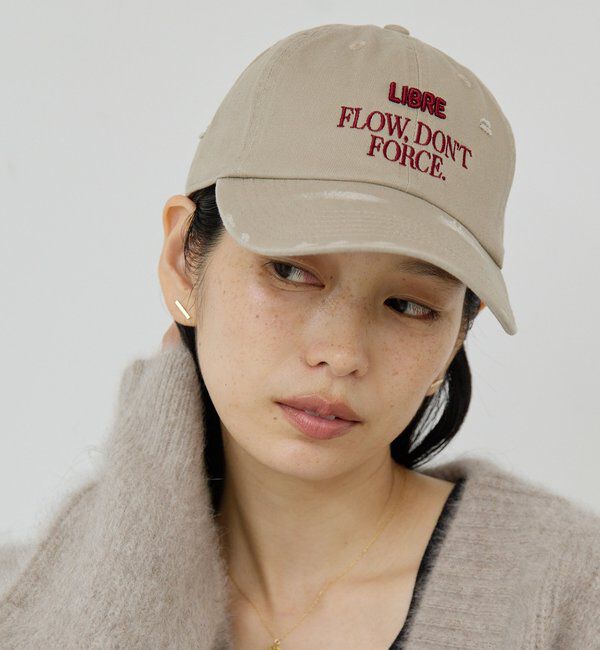  「ダメージロゴキャップ」|ハット|