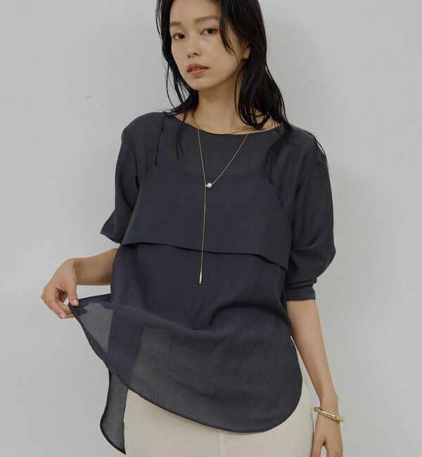  「ビスチェレイヤードシャツ」|シャツ・ブラウス|